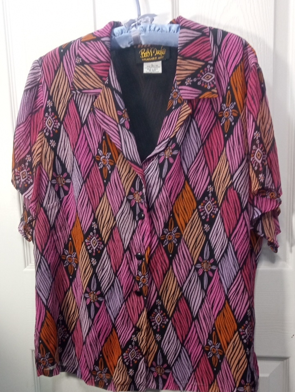 BOB MACKIE SILK BLOUSE